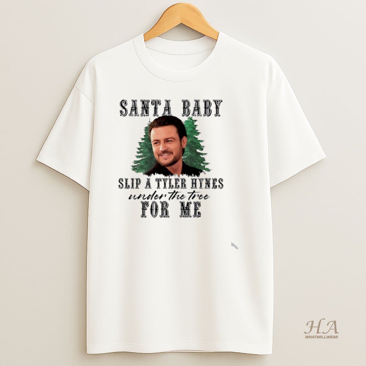 Official Tyler Hynes Santa Baby Slip A Tyler Hynes Under The Tree For Me T Shirt