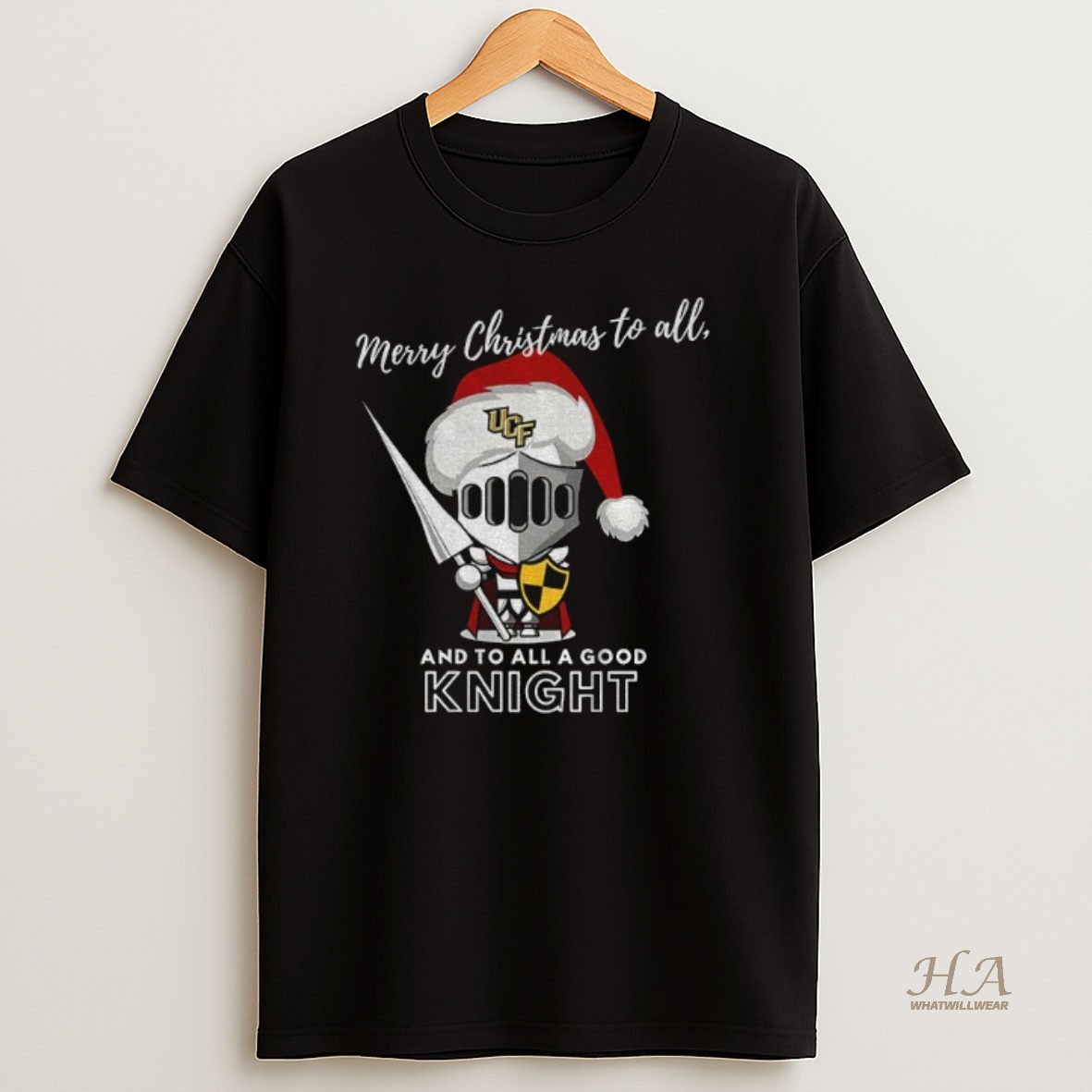Official Ucf Knight Merry Christmas To All And To All A Good Knight Shirt