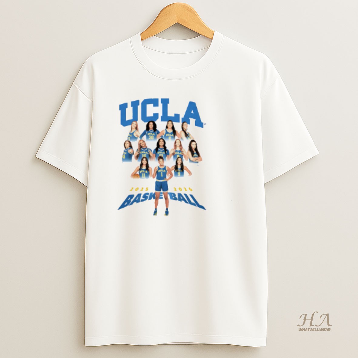 Official Ucla Womens Basketballb 2025 2026 Team Collage T Shirt