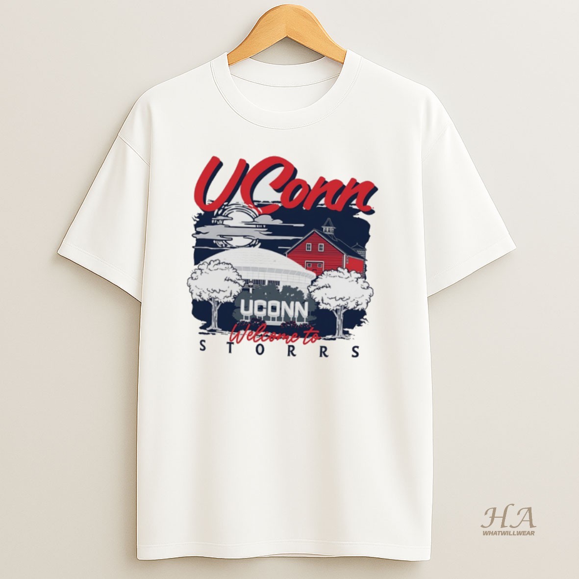 Official Uconn Huskies Welcome To Storrs T Shirt