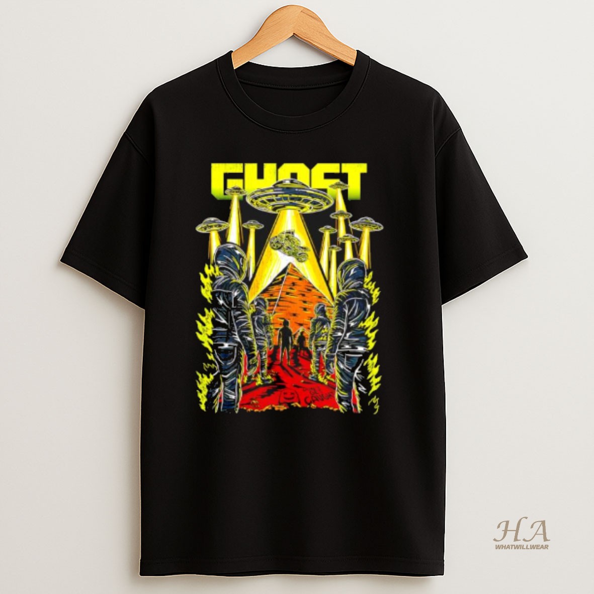 Official Ufo Abduction Ghost Dont Get Caught T Shirt