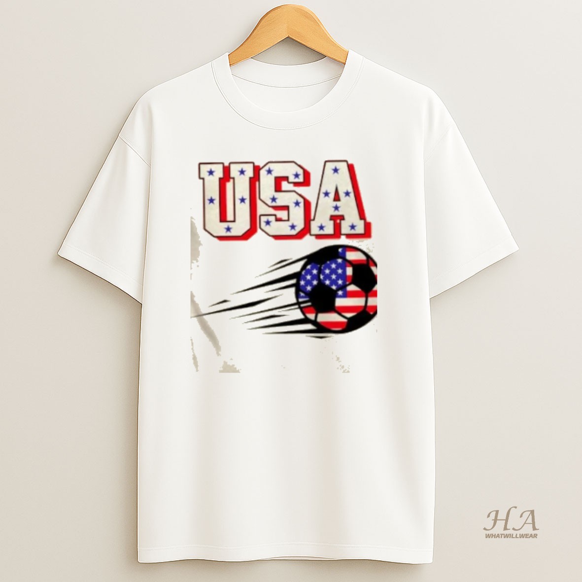 Official Usa Soccer Fan America Flag T Shirt