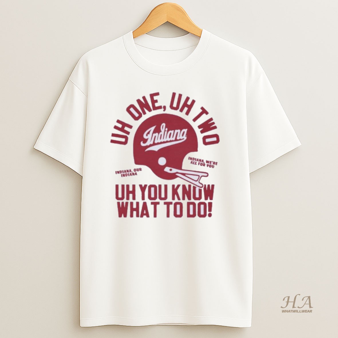Official Uh One Uh Two Indiana Football T Shirt