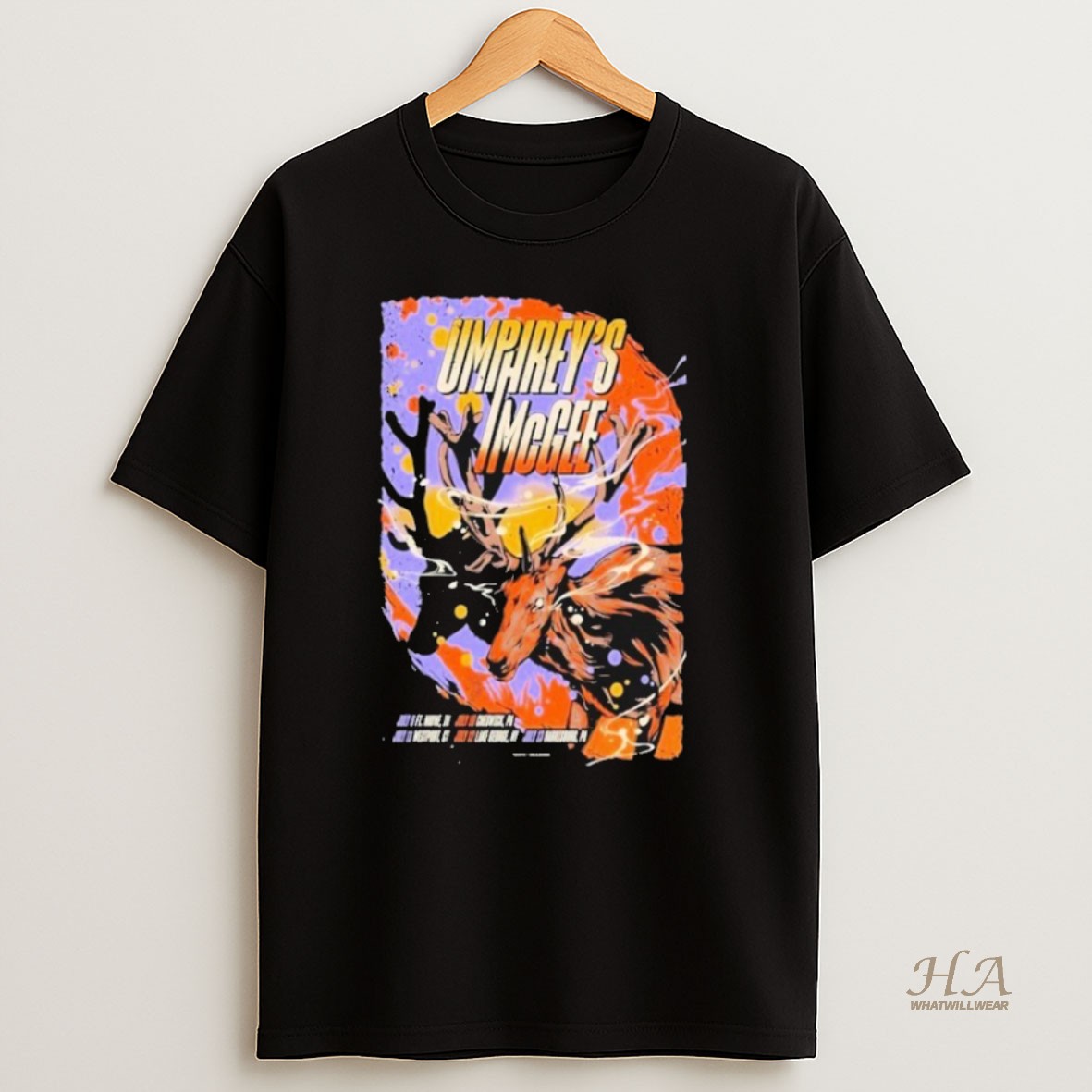 Official Umphreys Mcgee July 9 13 2026 Deer Shirt