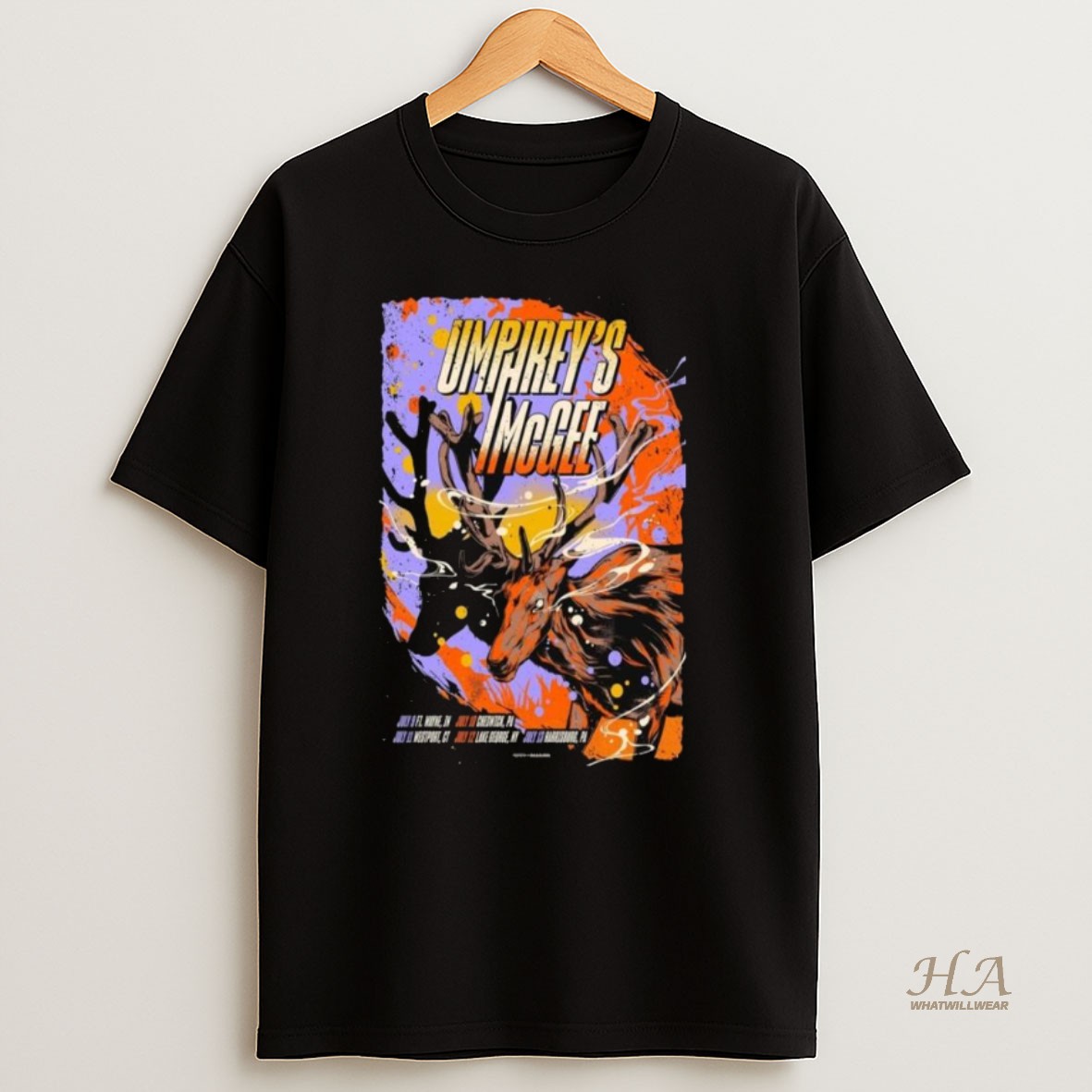Official Umphreys Mcgee July 9 13 2026 Shows Long Sleve Shirt