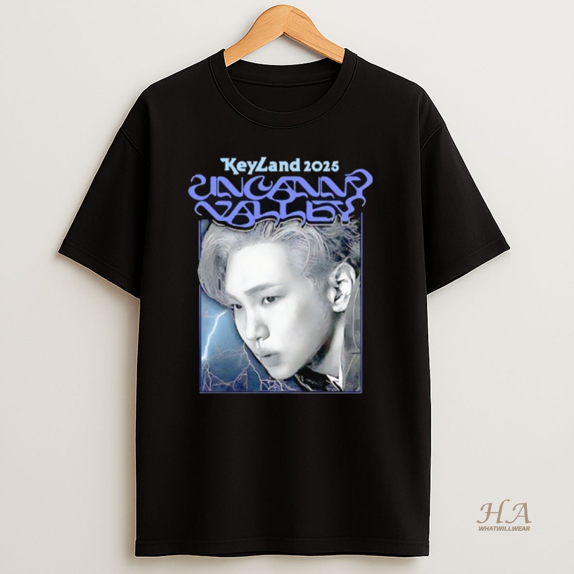 Official Uncanny Valley Keyland 2025 K Pop Shinee T Shirt
