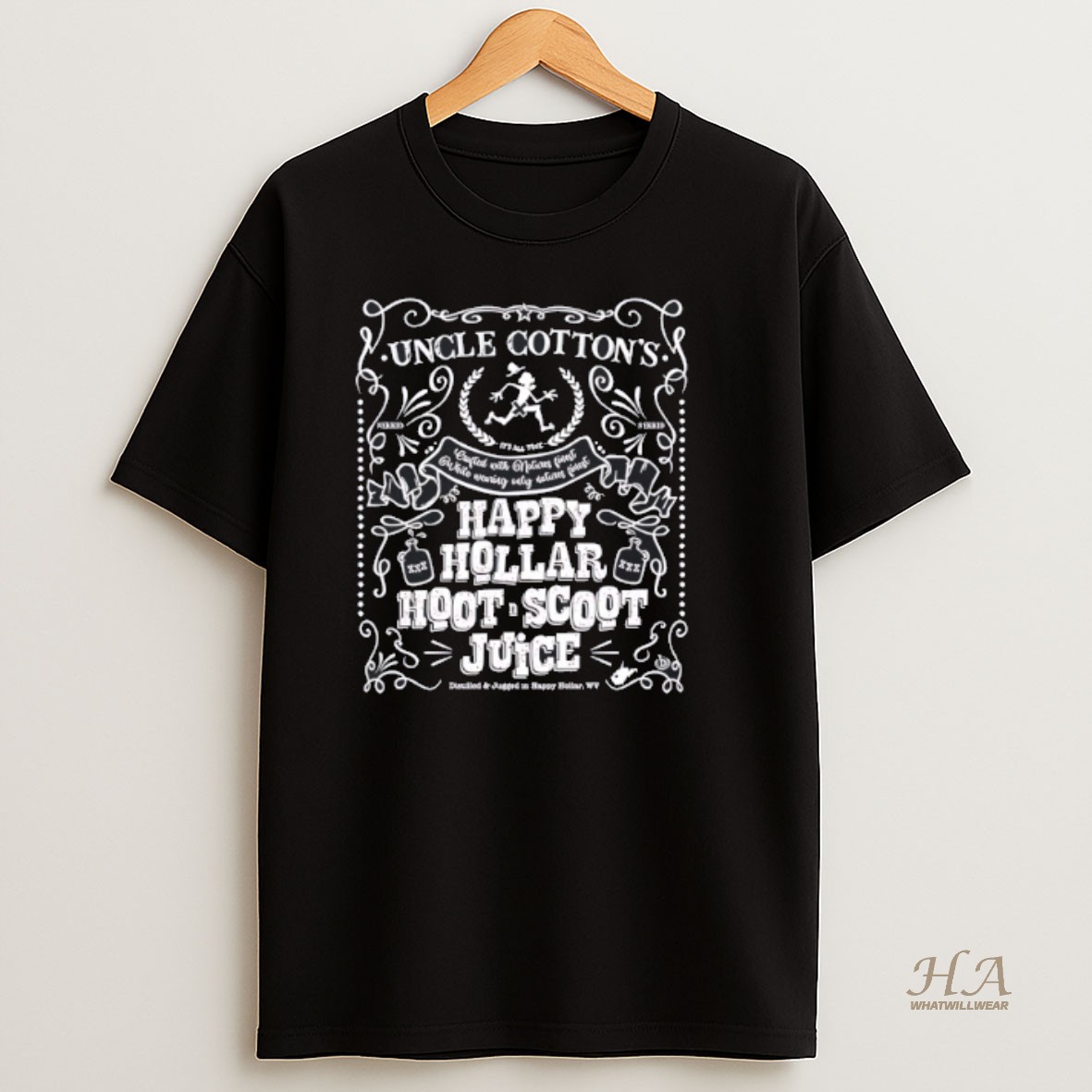 Official Uncle Cottons Happy Hollar Hoot Scoot Juice Shirt