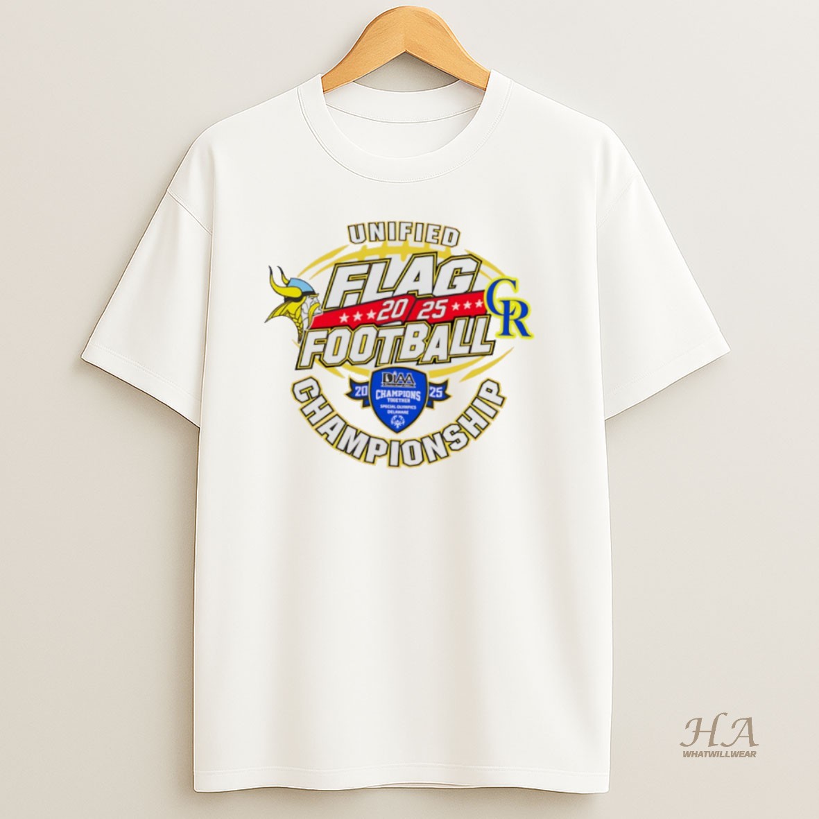 Official Unified Flag 2025 Diaa Football Championship Logo Shirt
