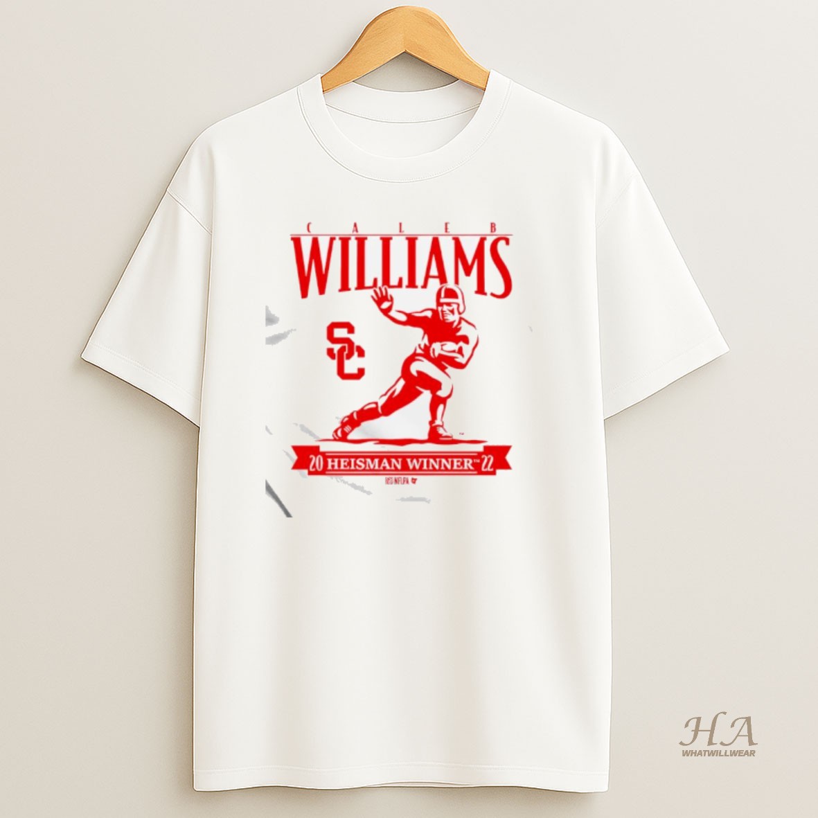 Official University Of Southern California Caleb Williams Heisman Trophy Trust T Shirt