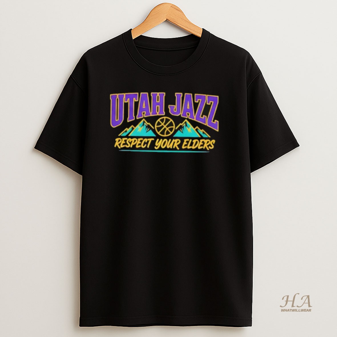 Official Utah Jazz Respect Your Elders T Shirt