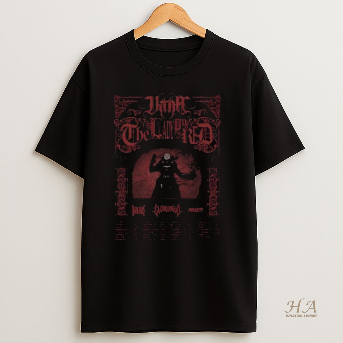 Official Vana The Lady In Red 2026 Tour Long Sleve Shirt