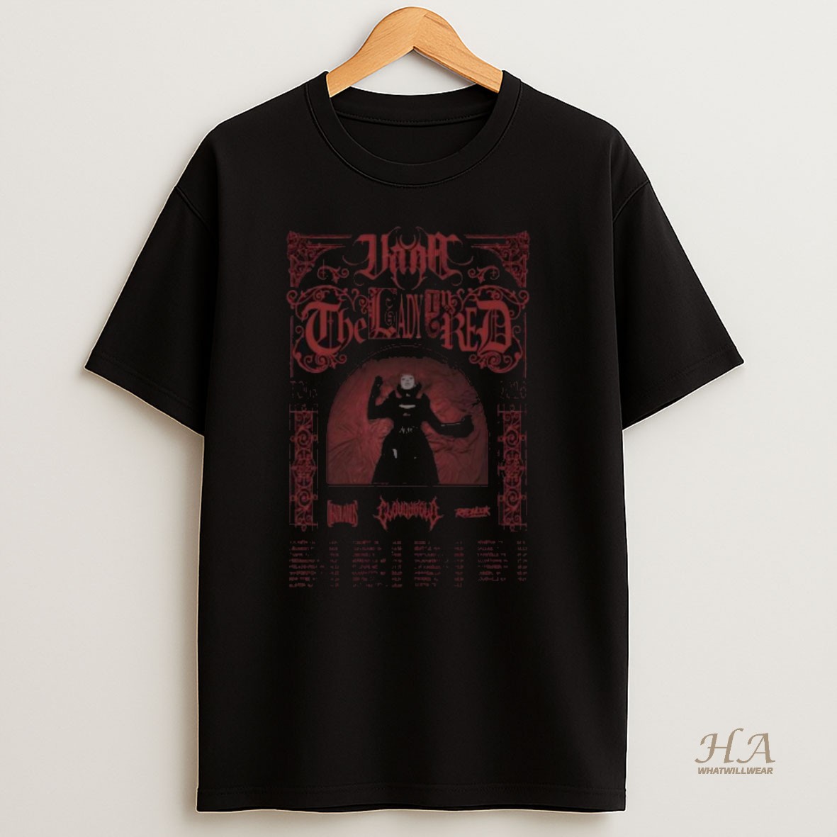 Official Vana The Lady In Red Tour 2026 Long Sleve Shirt