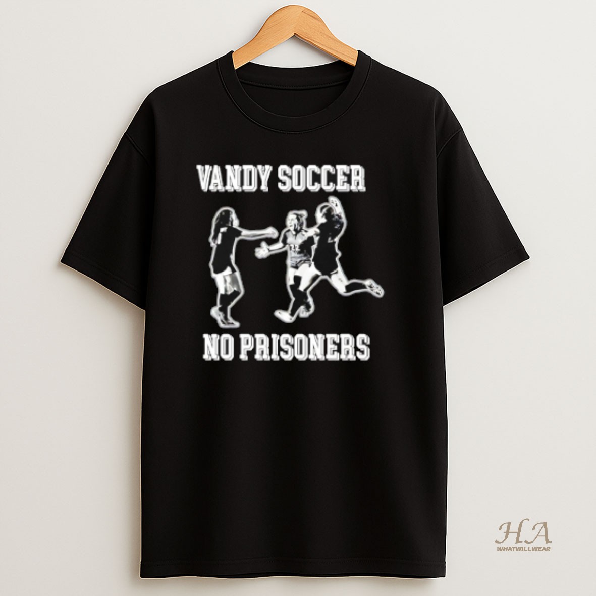 Official Vandegrift Crown Trio Soccer No Prisoners T Shirt