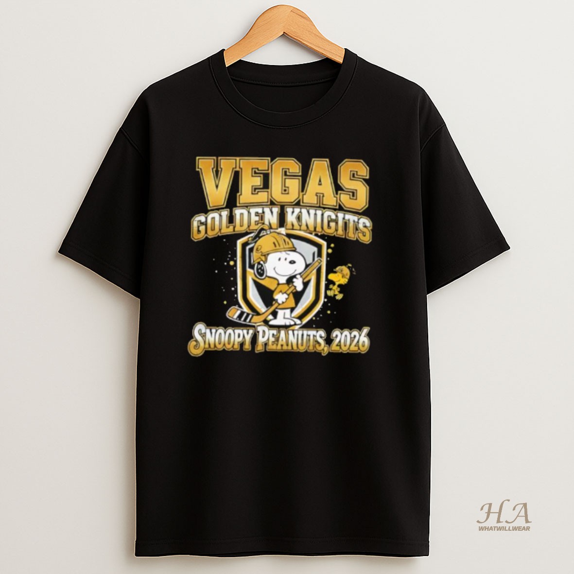 Official Vegas Golden Knights Snoopy Peanuts 2026 T Shirt