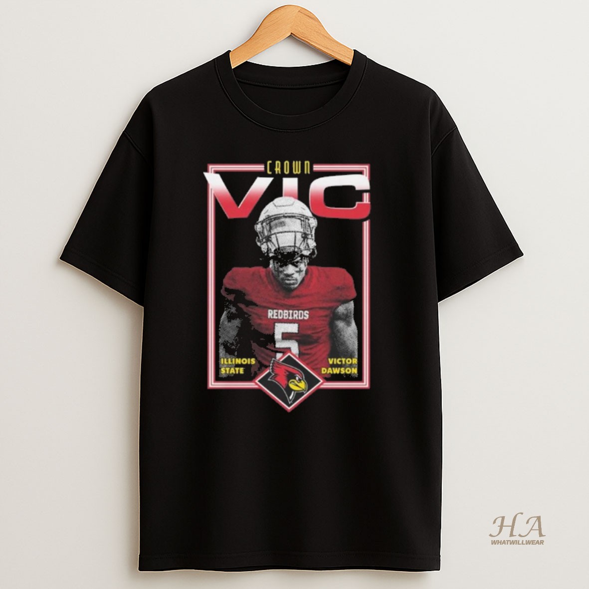 Official Victor Dawson Crown Vic Illinois State T Shirt