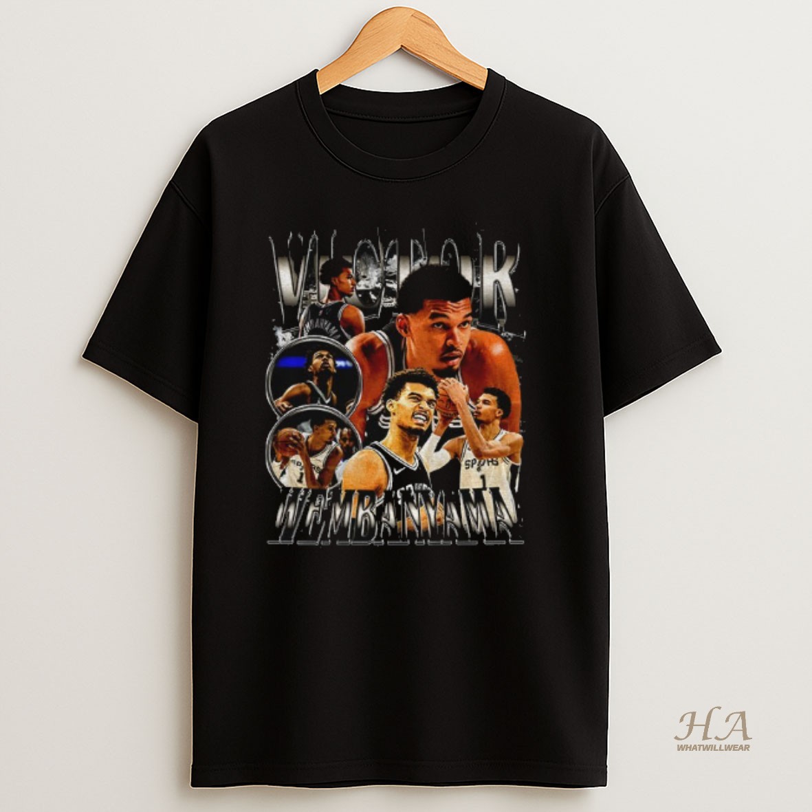 Official Victor Wembanyama San Antonio Spurs Nba Basketball Graphic T Shirt