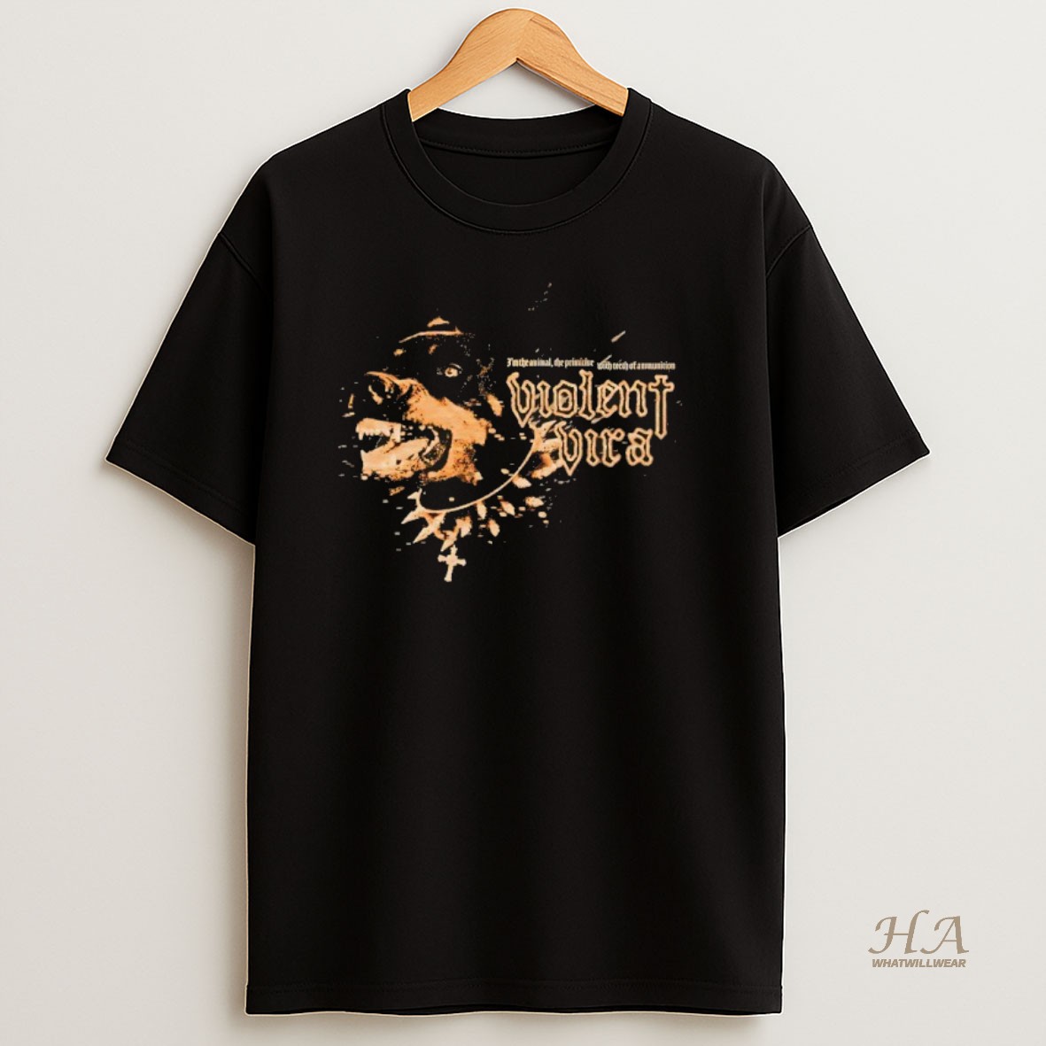 Official Violent Vira Dog T Shirt