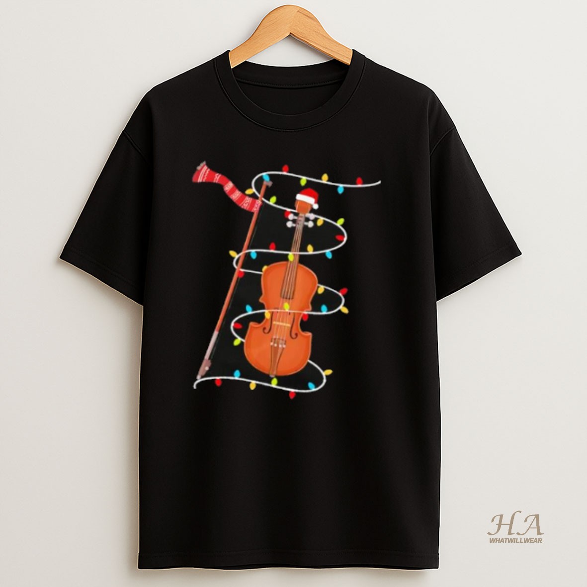 Official Violin Christmas Lights Stylish Shirt
