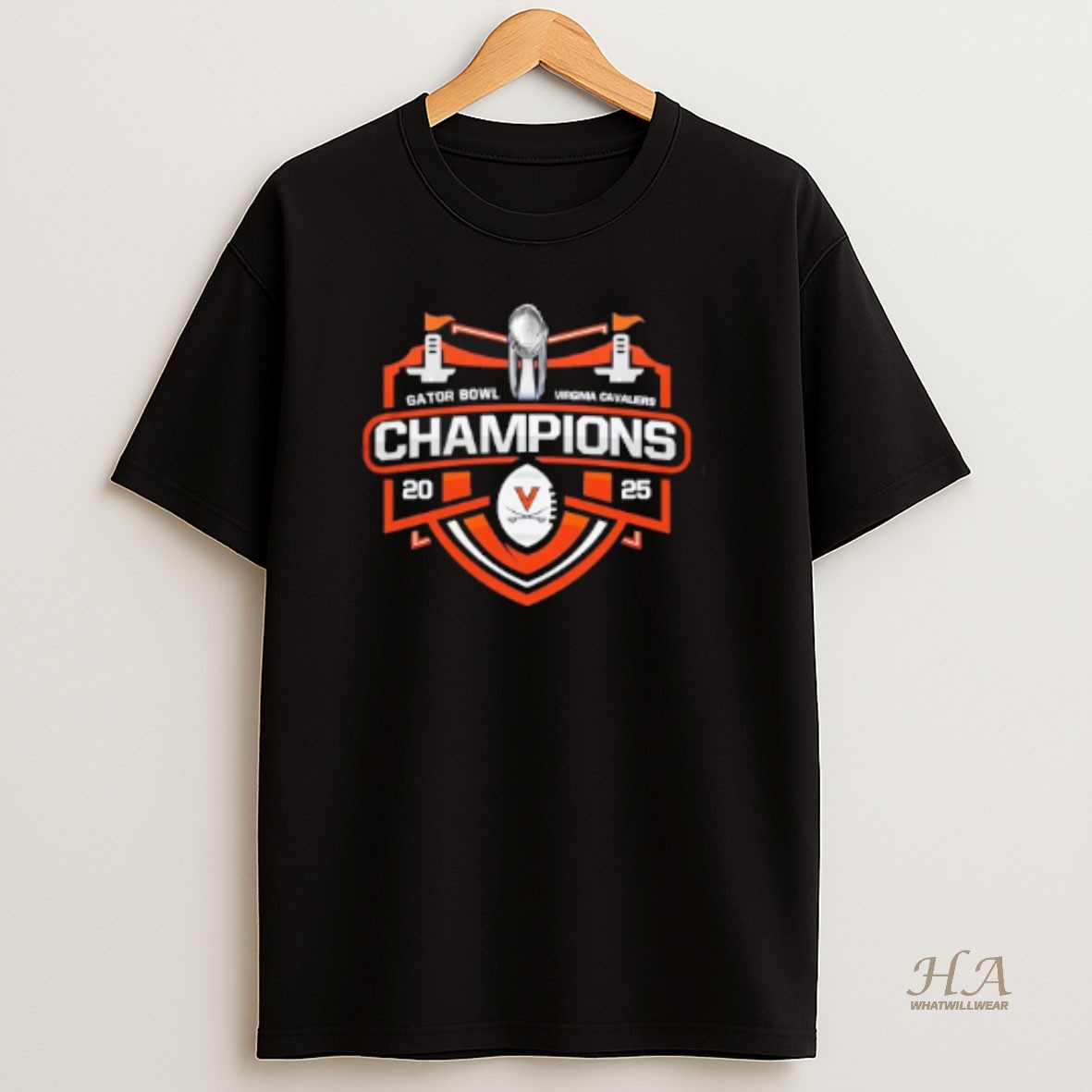 Official Virginia Cavaliers 2025 Gator Bowl Champions T Shirt