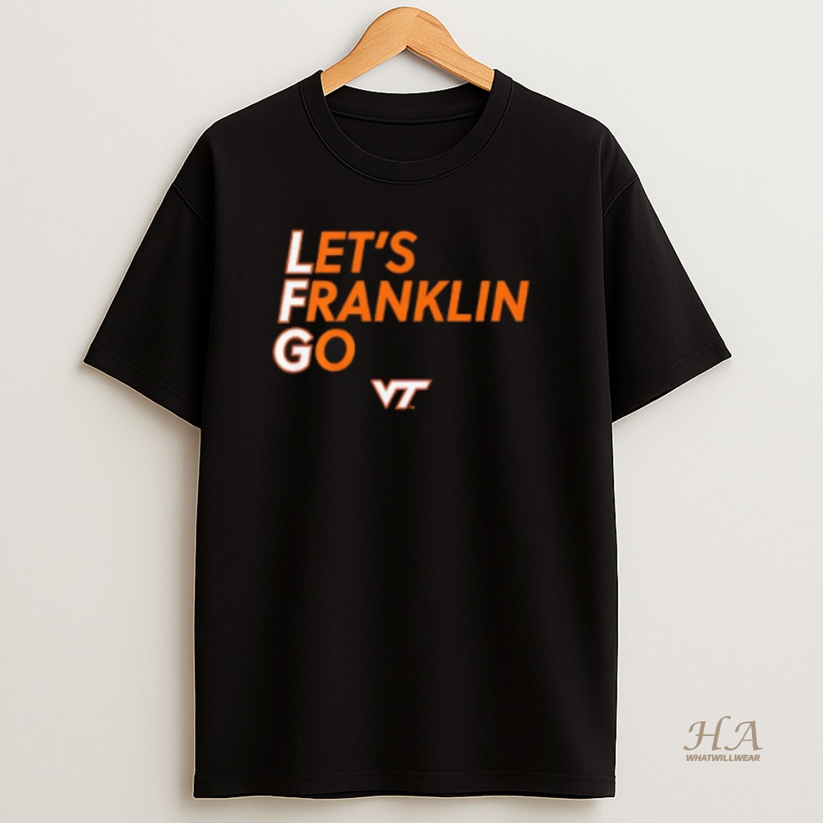 Official Virginia Tech Hokies Lets Franklin Go T Shirt