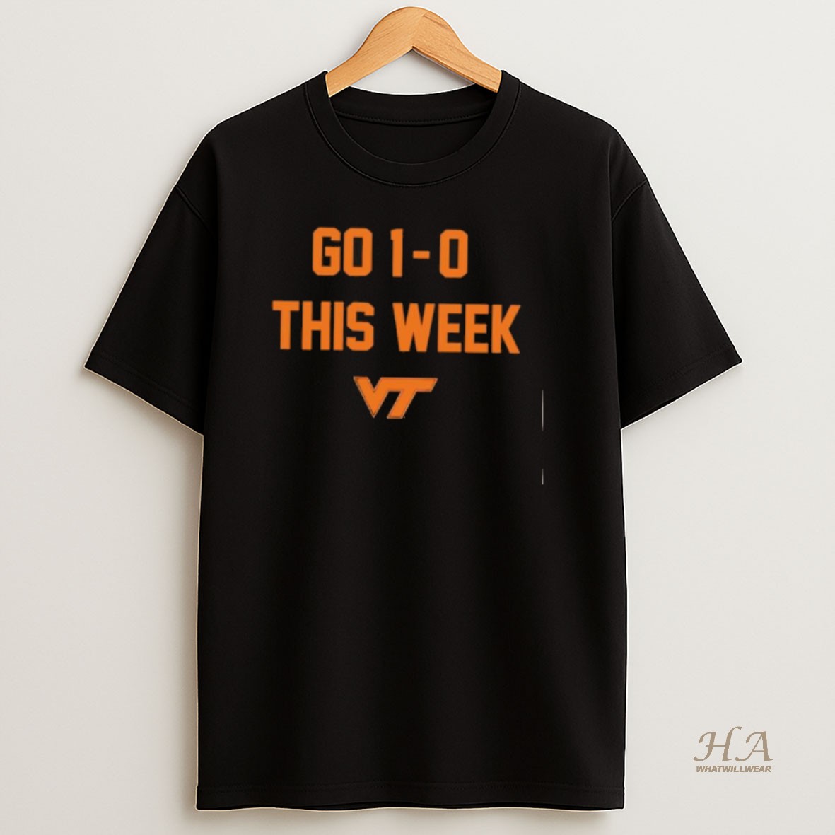 Official Virginia Tech Hokies Football Go 1 0 This Week T Shirt