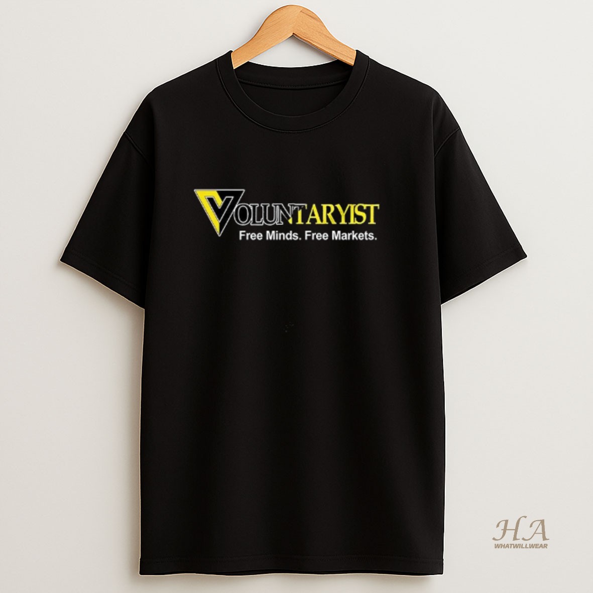 Official Voluntaryist Free Minds Free Markets T Shirt