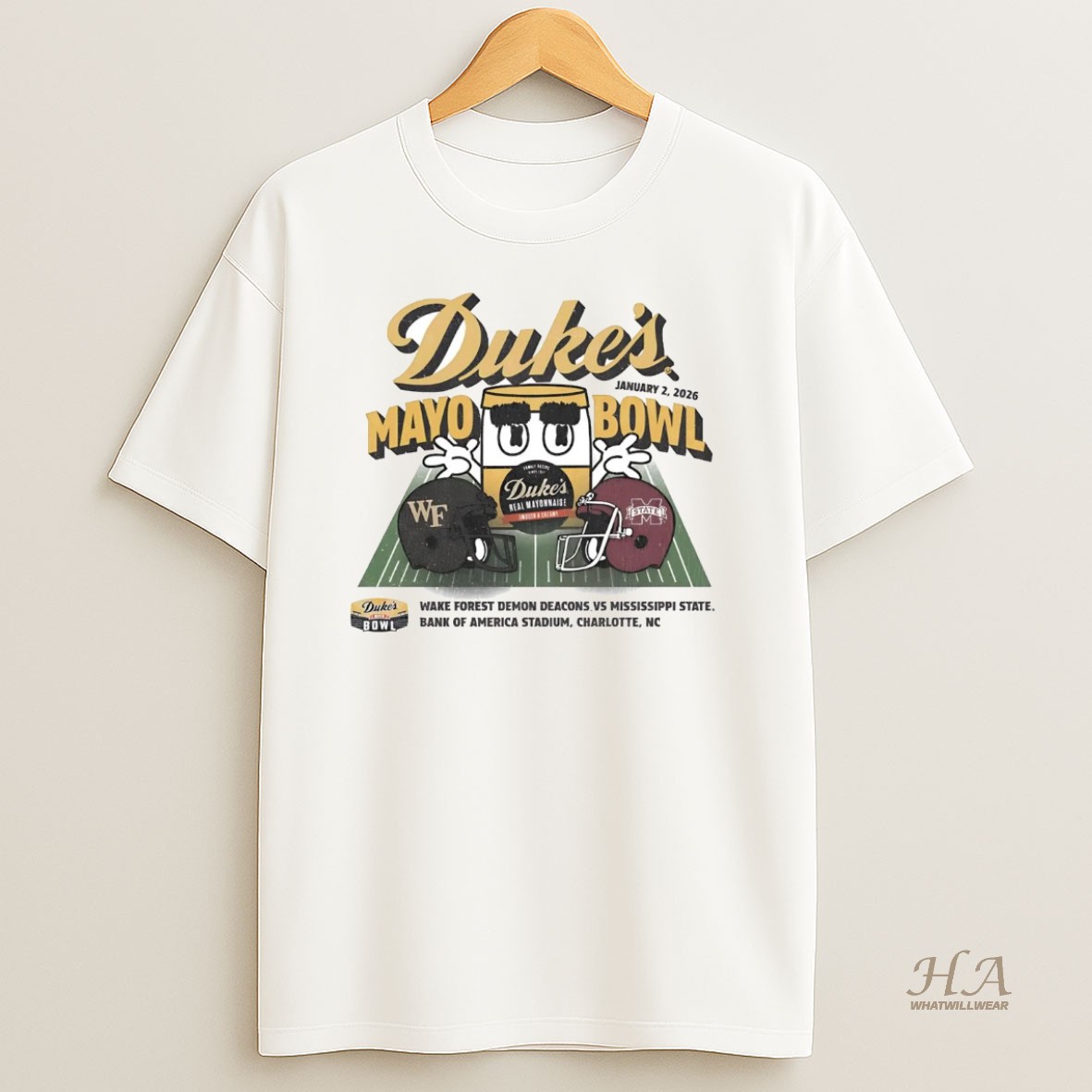 Official Wake Forest Demon Deacons Vs T Shirt