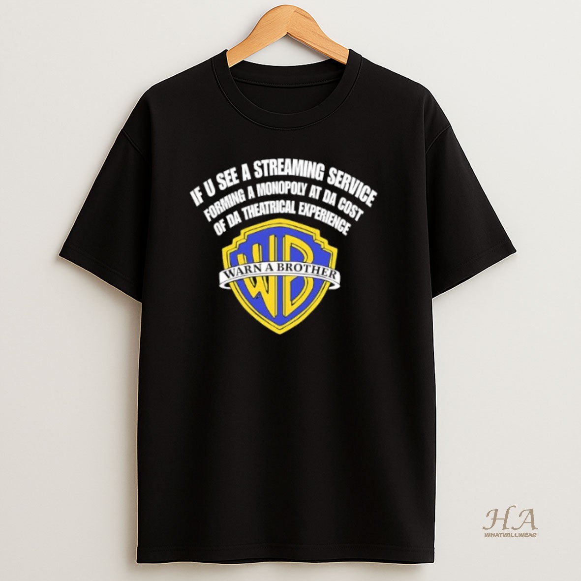Official Warn A Brother If U See A Streaming Service Forming A Monopoly At Da Cost Of Da Theatrical Experience T Shirt
