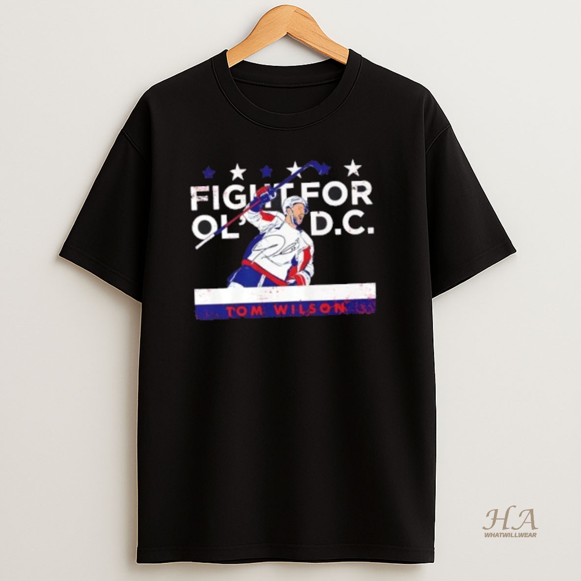 Official Washington Capitals Tom Wilson Fight For Old Dc T Shirt