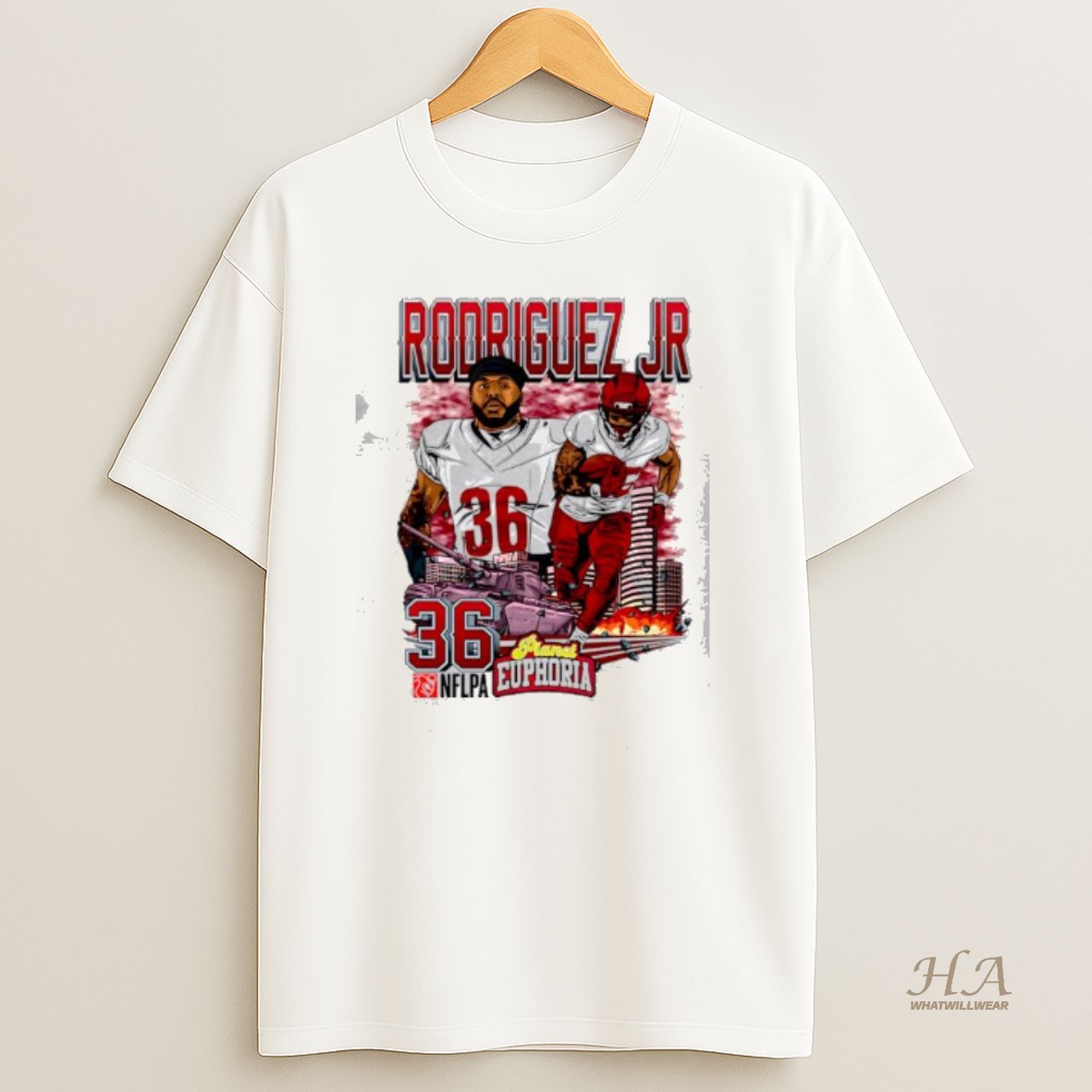 Official Washington Commanders Chris Rodriguez Jr Football Player City Graphic T Shirt