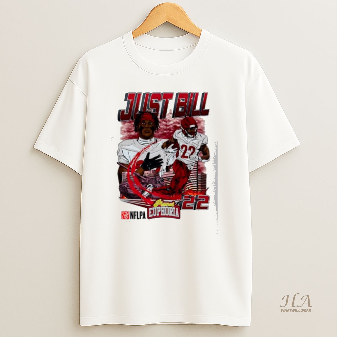 Official Washington Commanders Just Bill Football Player City Graphic T Shirt