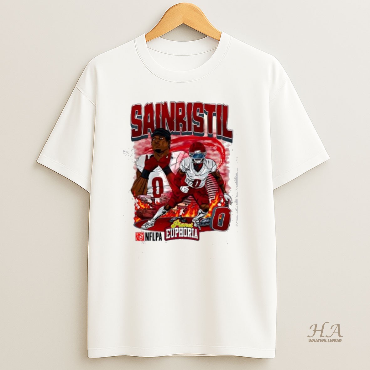 Official Washington Commanders Mike Sainristil Football Player City Graphic T Shirt