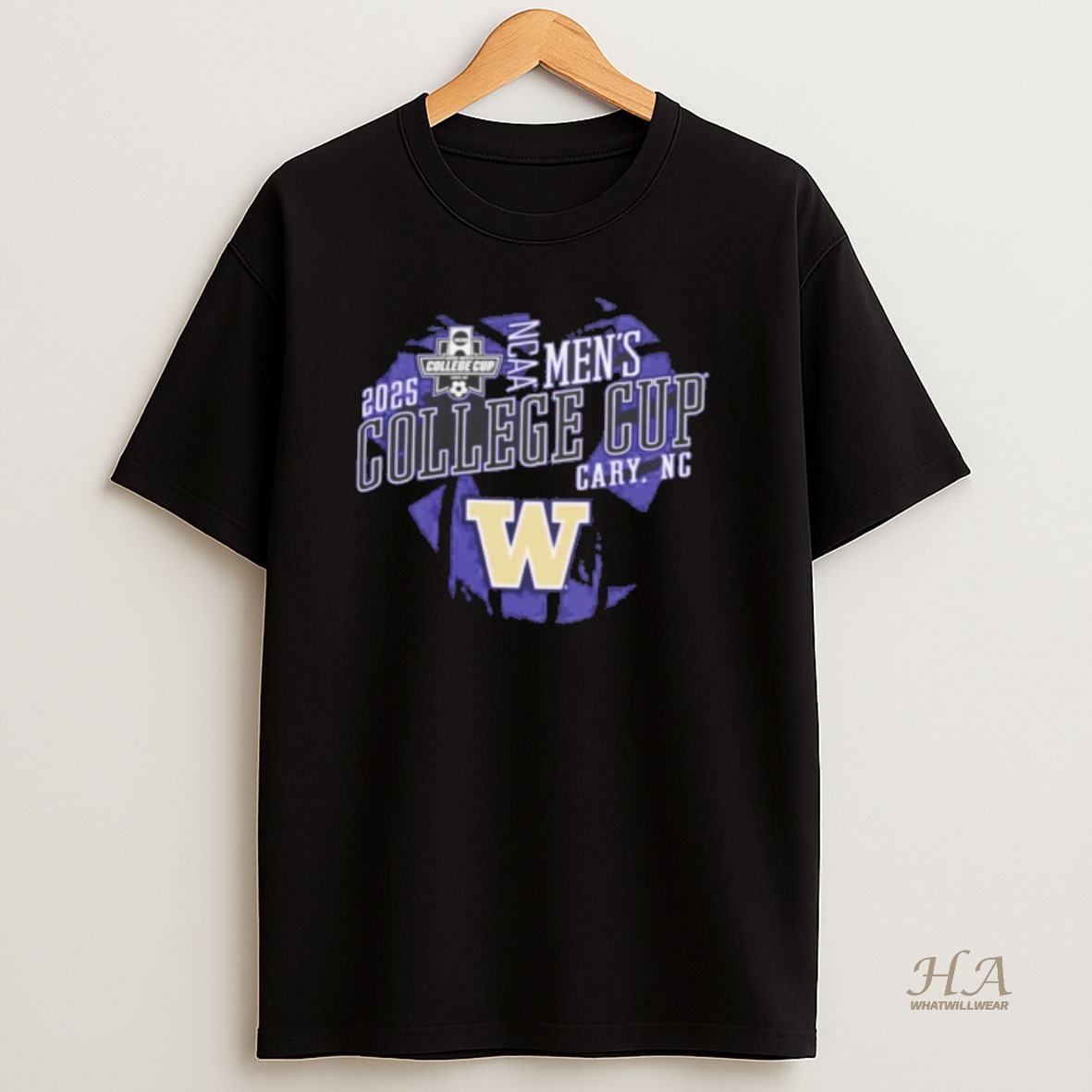 Official Washington Huskies 2025 Ncaa Mens College Cup T Shirt