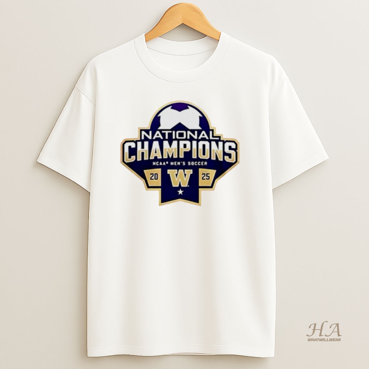 Official Washington Huskies 2025 National Champions Logo T Shirt
