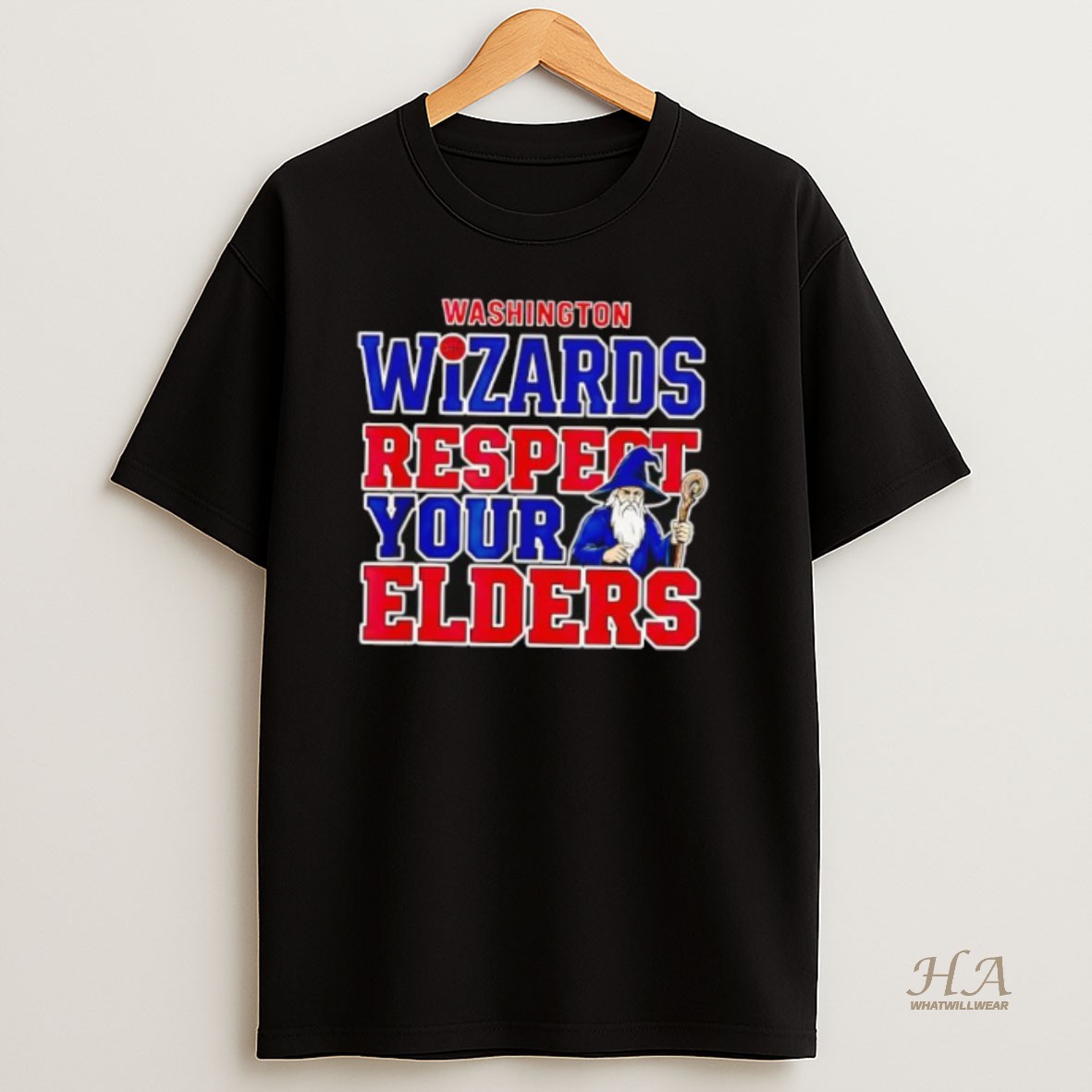 Official Washington Wizards Respect Your Elders T Shirt