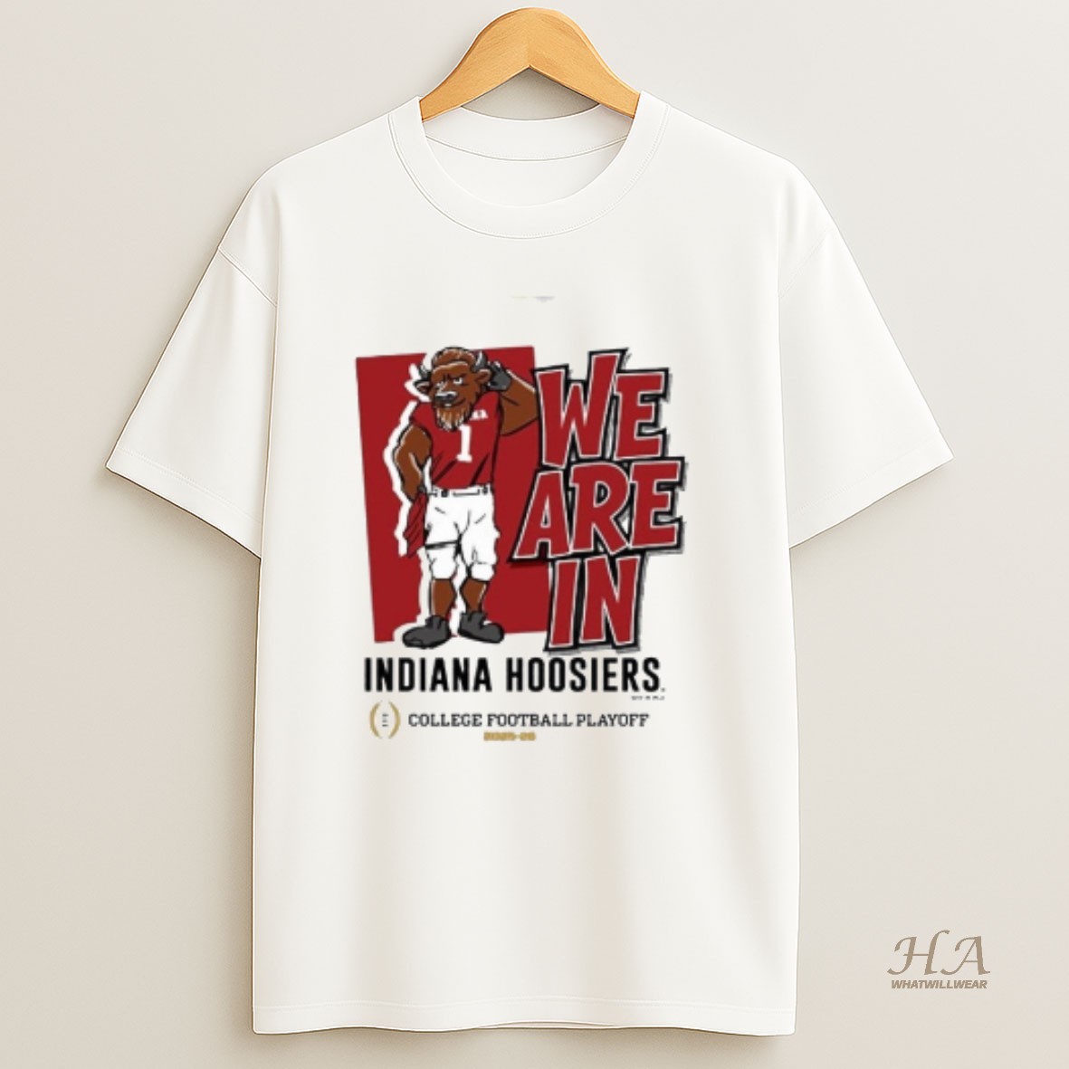 Official We Are In Indiana Hoosiers 2025 Cfp Bound Mascot T Shirt