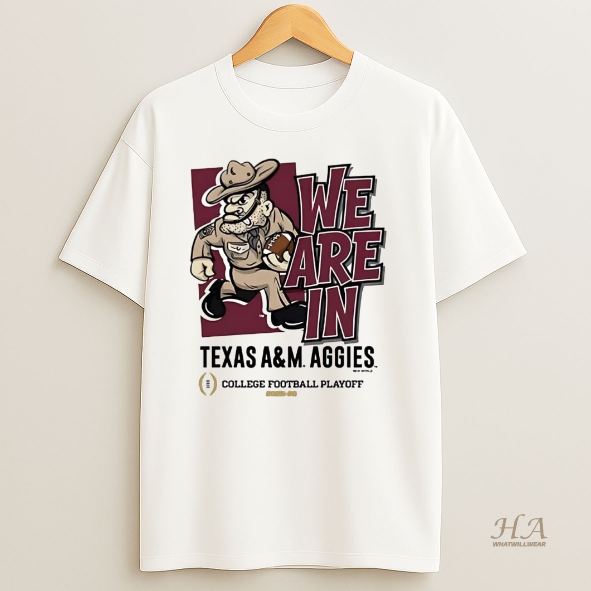 Official We Are In Texas Am Aggies 2025 College Football Playoff Shirt