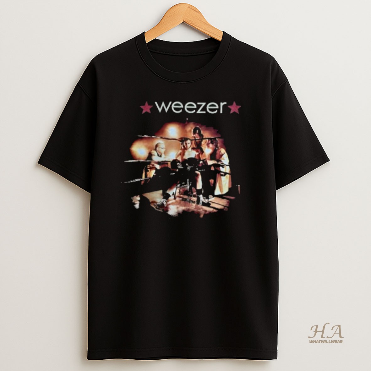 Official Weezer Band 2009 Tour Classic Shirt