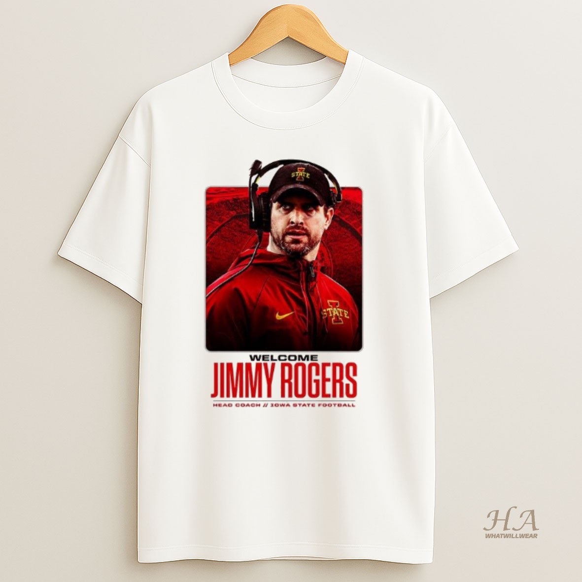 Official Welcome Jimmy Rogers Iowa State Cyclones Head Coach Shirt