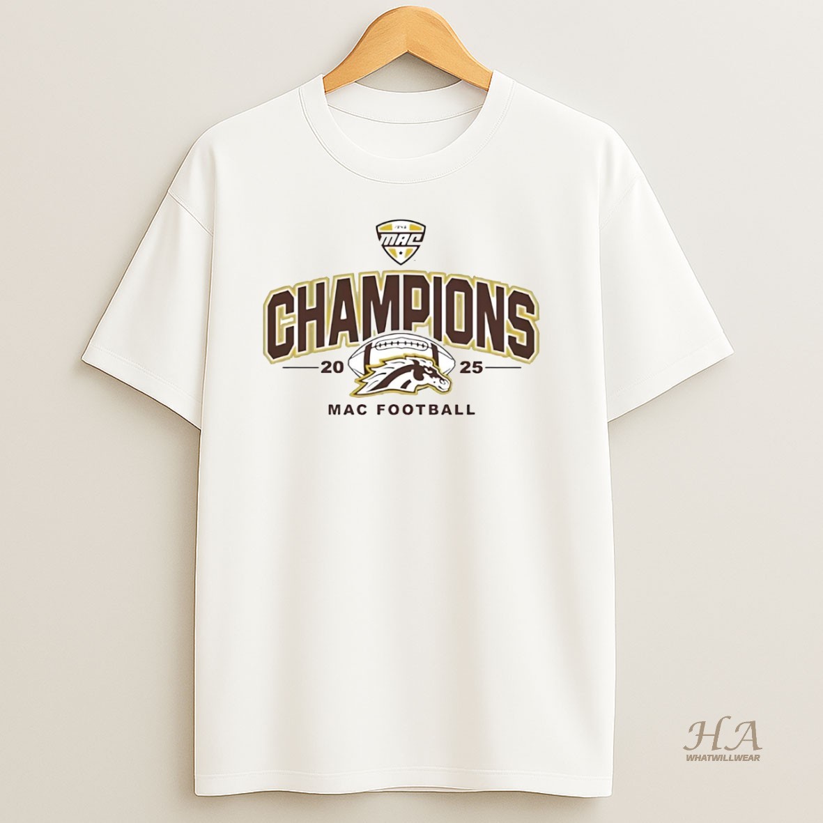 Official Western Michigan Broncos 2025 Mac Football Shirt