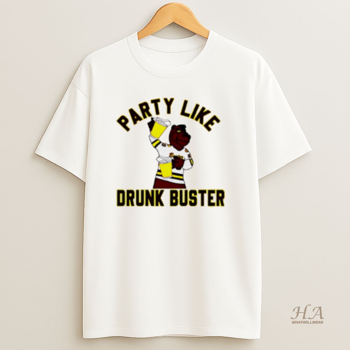 Official Western Michigan University Buster Bronco Party Like Drunk Buster T Shirt