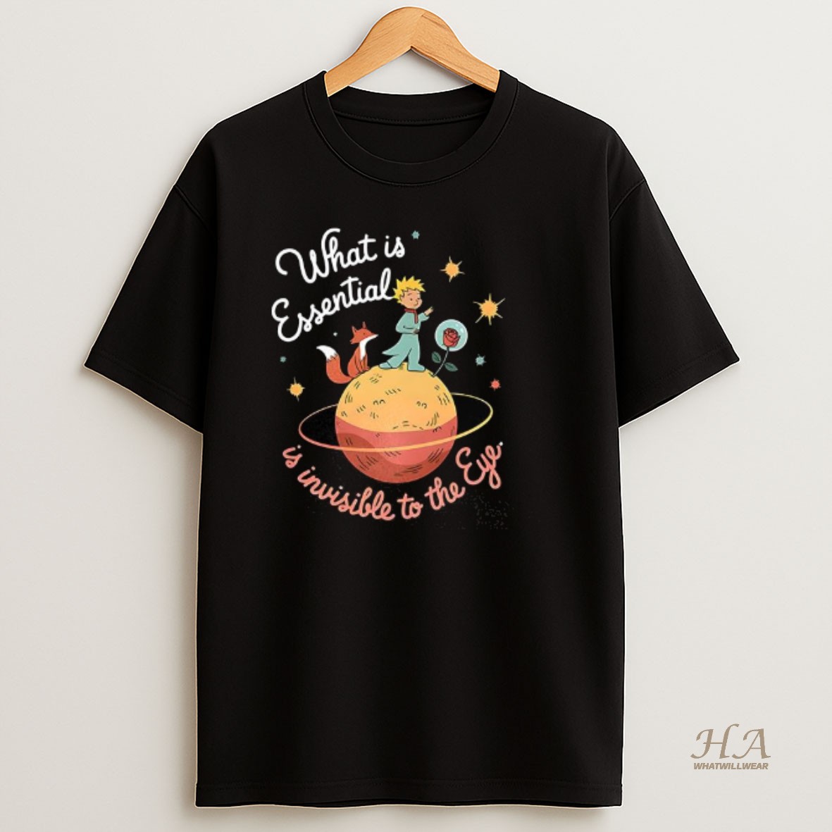 Official What Is Essential Is Invisible To The Eye T Shirt