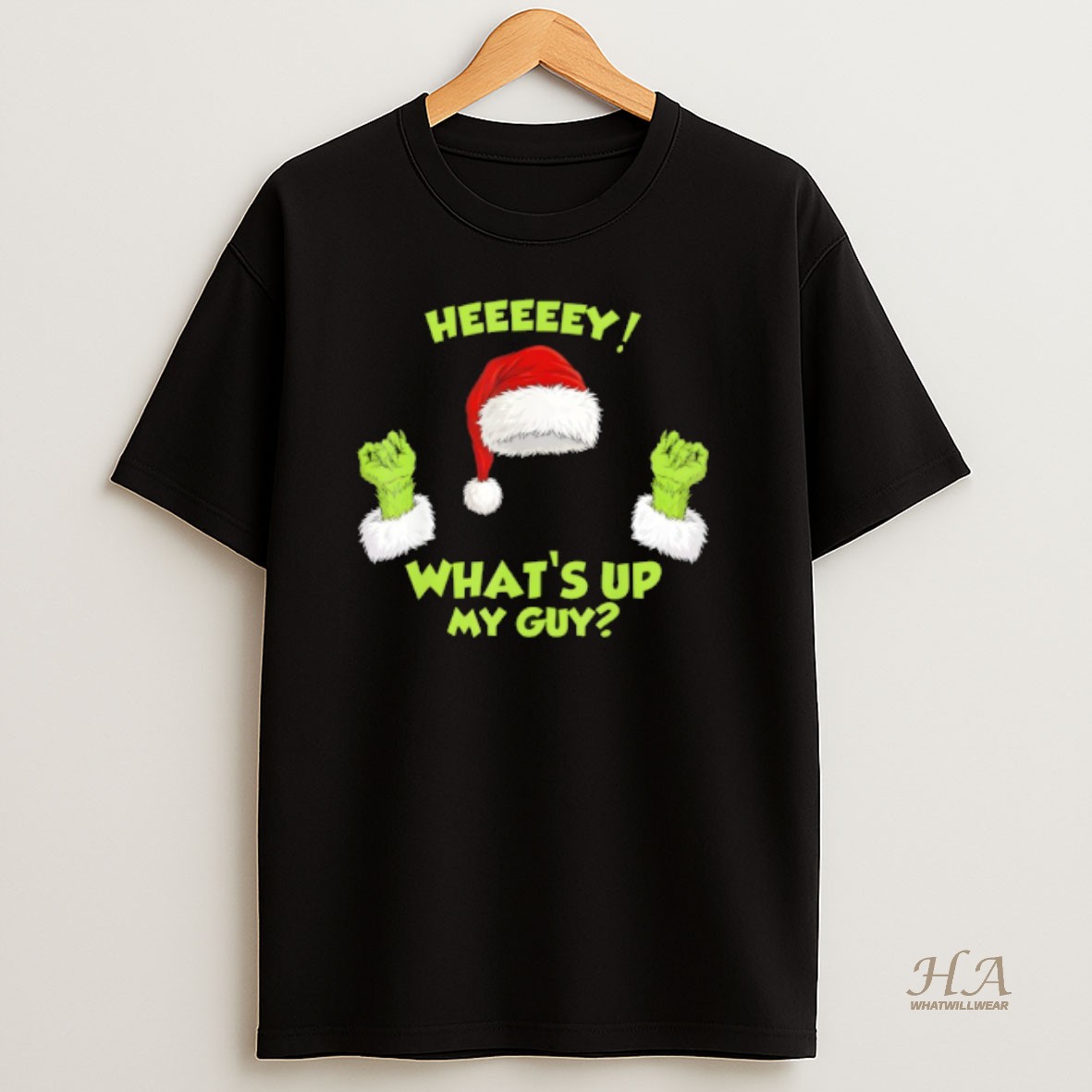 Official Whats Up My Guy Meme Xmas Christmas T Shirt