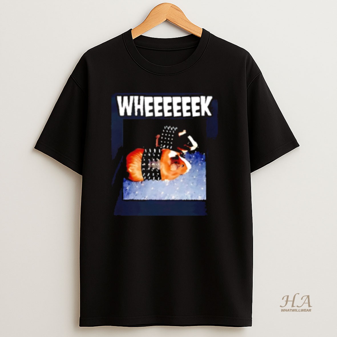 Official Wheeeeeek Hamsters Wearing A Studded Belt T Shirt