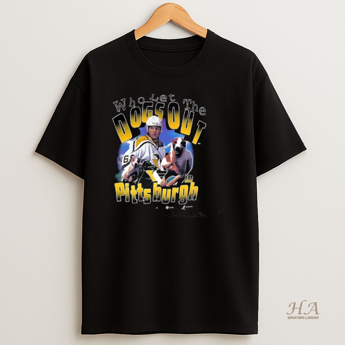 Official Who Let The Dogs Out In Pittsburgh T Shirt