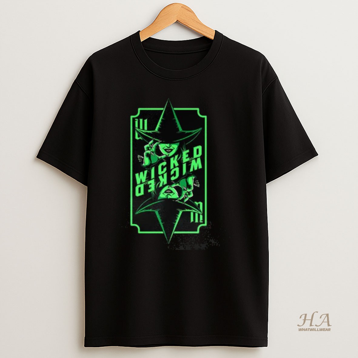 Official Wicked Witch Of The West W Cards T Shirt