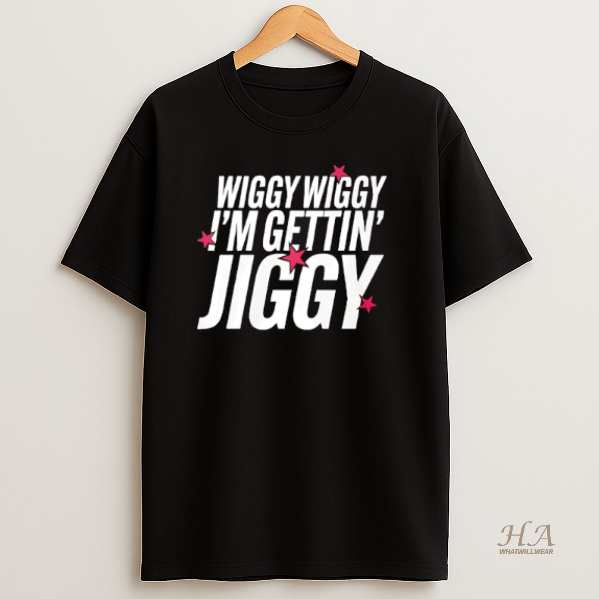 Official Wiggy Wiggy Im Gettin Jiggy T Shirt