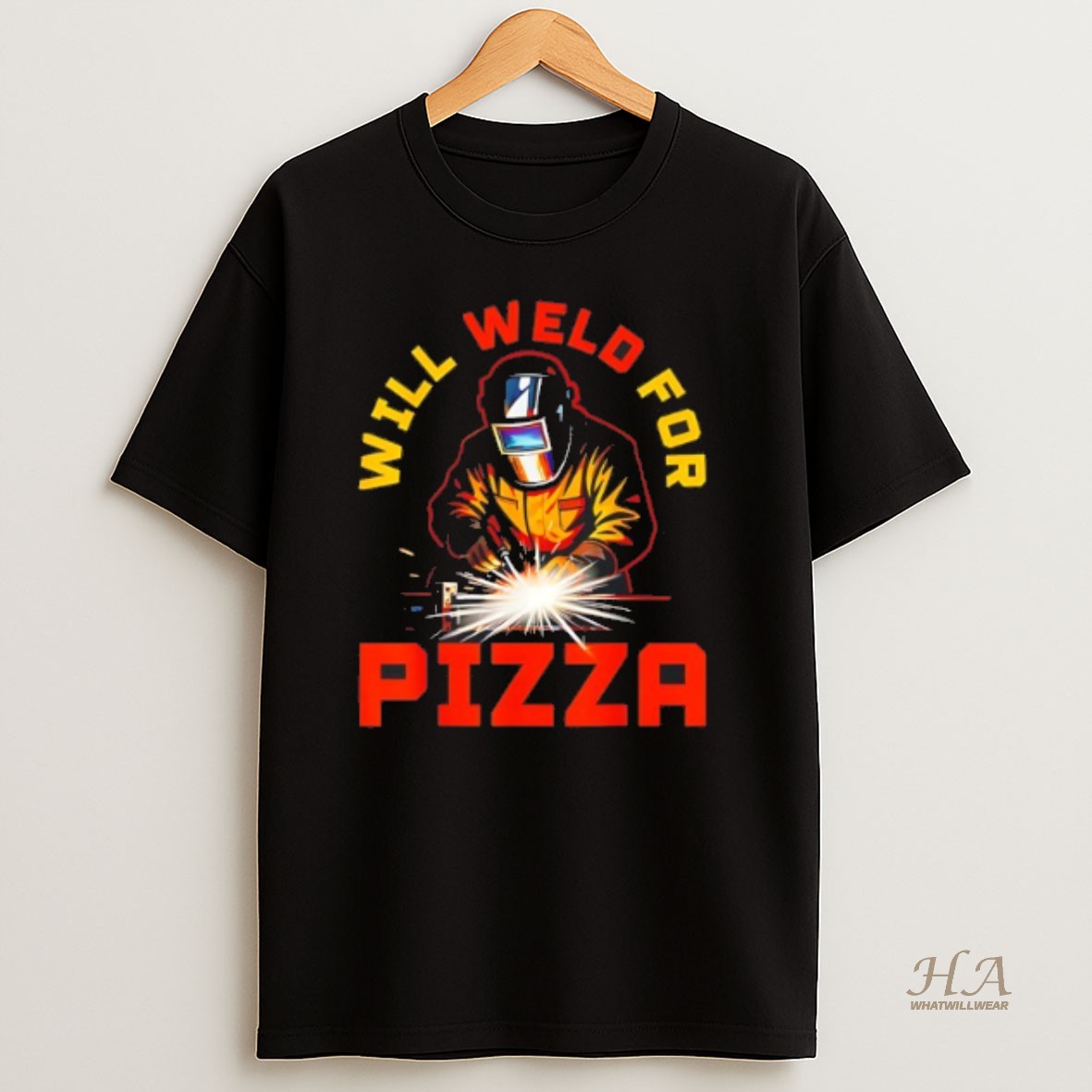 Official Will Weld For Pizza Shirt