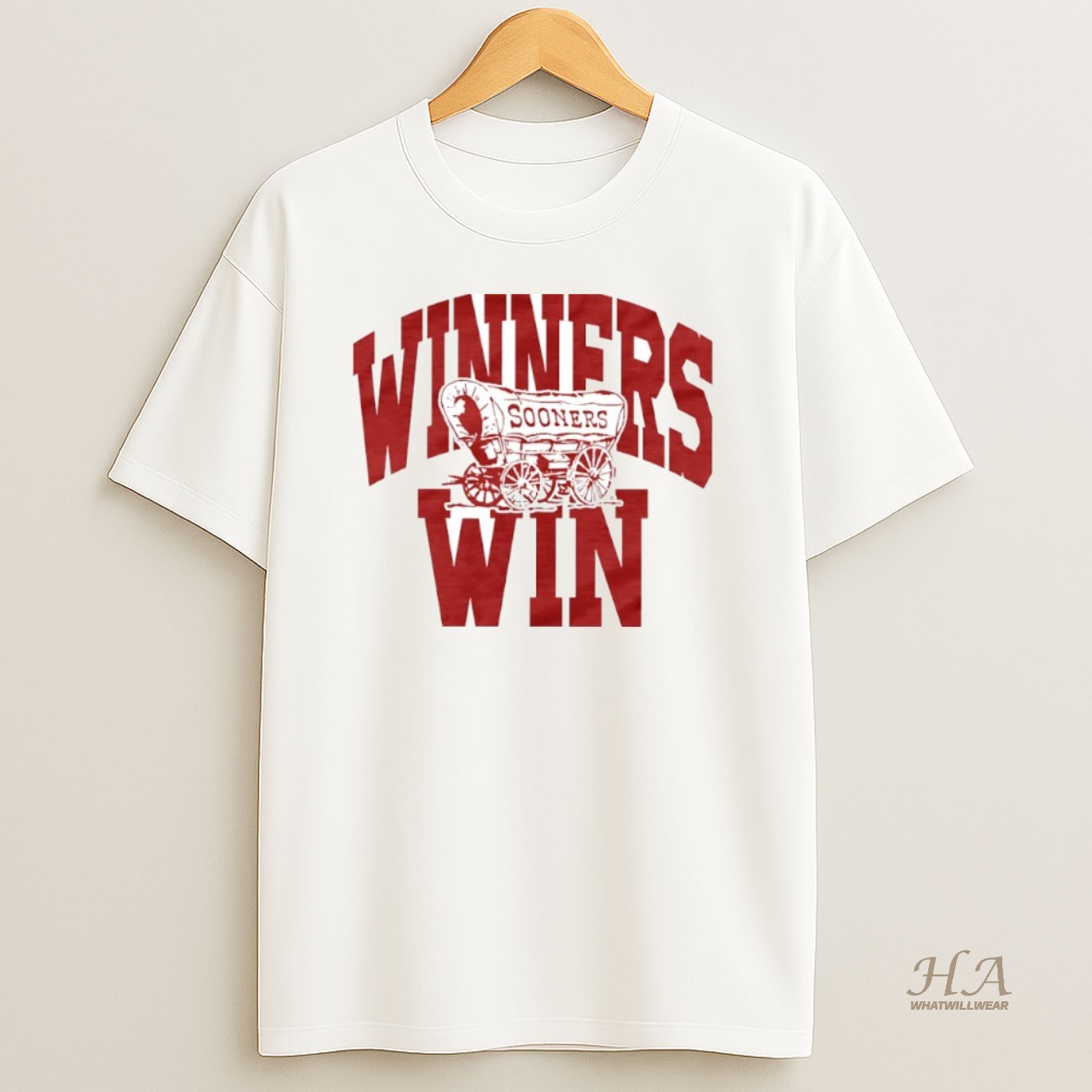 Official Winners Win Oklahoma Sooners Football Circle T Shirt