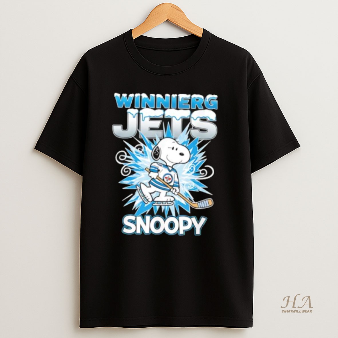 Official Winnipeg Jets Snoopy Peanuts 2026 T Shirt